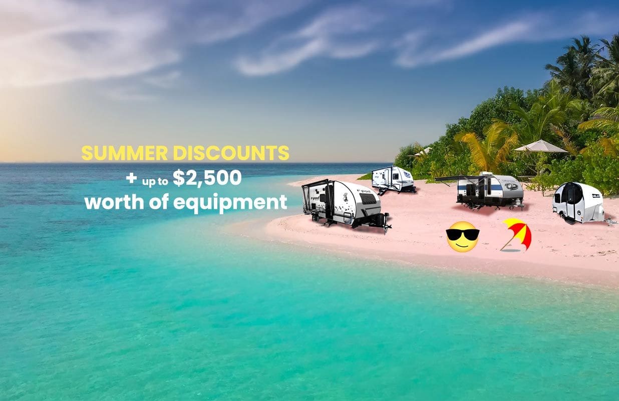 Summer discounts + up to $2,500 worth of equipment